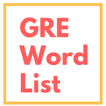 Must read GRE word list one thousand high frequency  GRE words